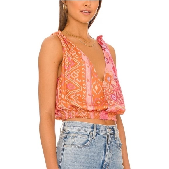 NWT Free People Tied to You Tank Lemonade Combo Size S - Picture 2 of 11
